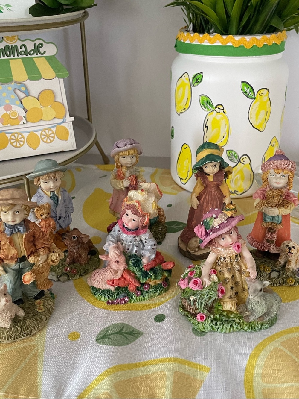 Victorian figurine collection